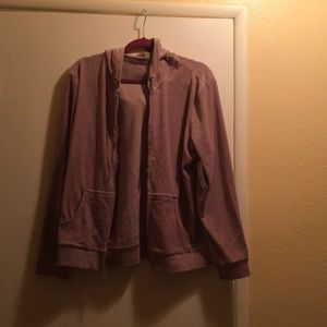 Velour ZIP Up Hoodie